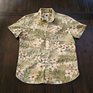 J Crew Tropical Floral Shirt Size Medium